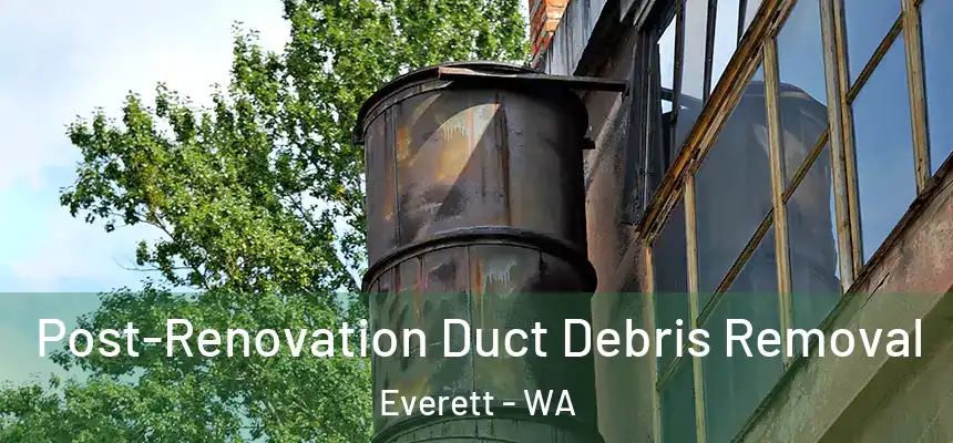  Post-Renovation Duct Debris Removal Everett - WA